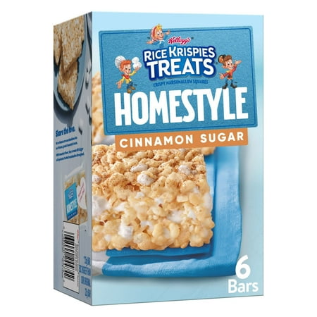 Rice Krispies Treats Homestyle Snack Bars, Cinnamon Sugar (Pack of 6)