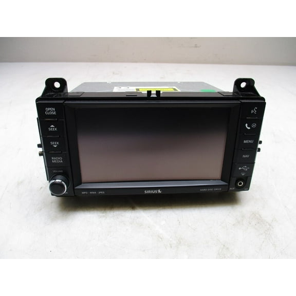 Pre-Owned 2011 Jeep Grand Cherokee Radio Receiver CD Player Navigation Display OEM - Verify Specific Vehicle Fitment In Description - (Good)