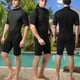 thumbnail image 5 of Traje de neopreno corto de 3 mm para hombre para buceo y esnórquel (talla XXL) L, 5 of 9