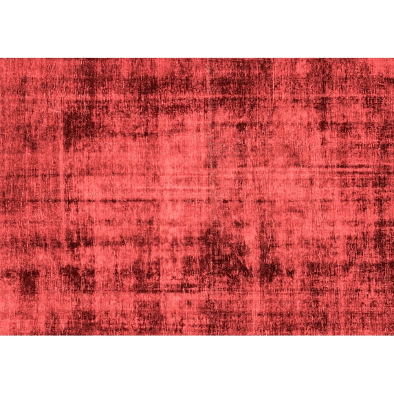Ahgly Company Indoor Rectangle Abstract Red Modern Area Rugs, 8' x 10'