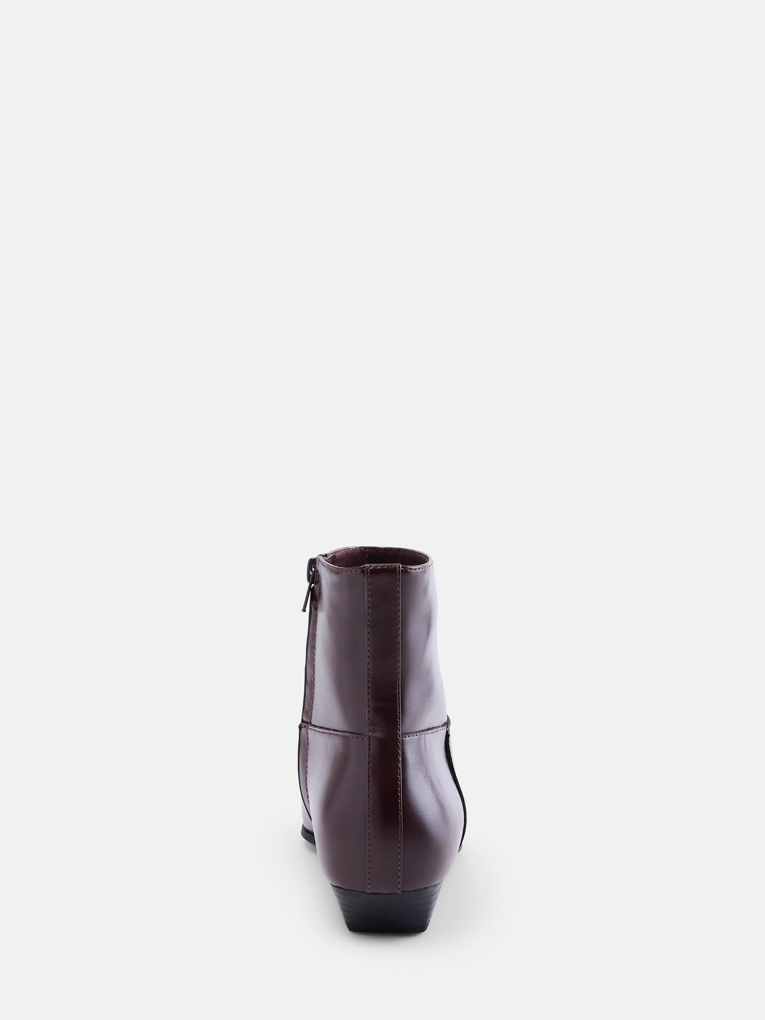 Scenario Women's Faux Leather Ankle Booties (Wide Width Available)