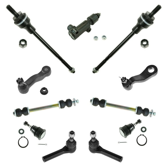 TRQ 11 Piece Steering Suspension Kit Ball Joints Tie Rods Pitman Idler Arms PSA85107 Fits select: 2003-2019 CHEVROLET EXPRESS G2500, 2004-2019 CHEVROLET EXPRESS G3500