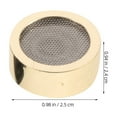 thumbnail image 2 of HOMEMAXS Professional Golden Microphone Core for Singing Compatible with Most Mics 4.5 inches, 2 of 8