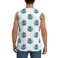 thumbnail image 4 of Fotbe Men's Turtle Print Men's Sleeveless Muscle Tank Tops Casual T-Shirts for Gym Workout Beach-XX-Large, 4 of 8