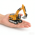 thumbnail image 2 of RC Excavator for Kids & Adults,1/64 Scale Metal Mini Remote Control Excavator with APP Bluetooth Control,Programmable Construction Toy,USB Rechargeable,Lights & Sound, 2 of 8