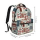 thumbnail image 2 of Fotbe Patchwork In Country Style Mochila Casual con Estampado para Escuela, Viajes y Actividades al Aire Libre - Duradera, Ligera y Cómoda, 2 of 5