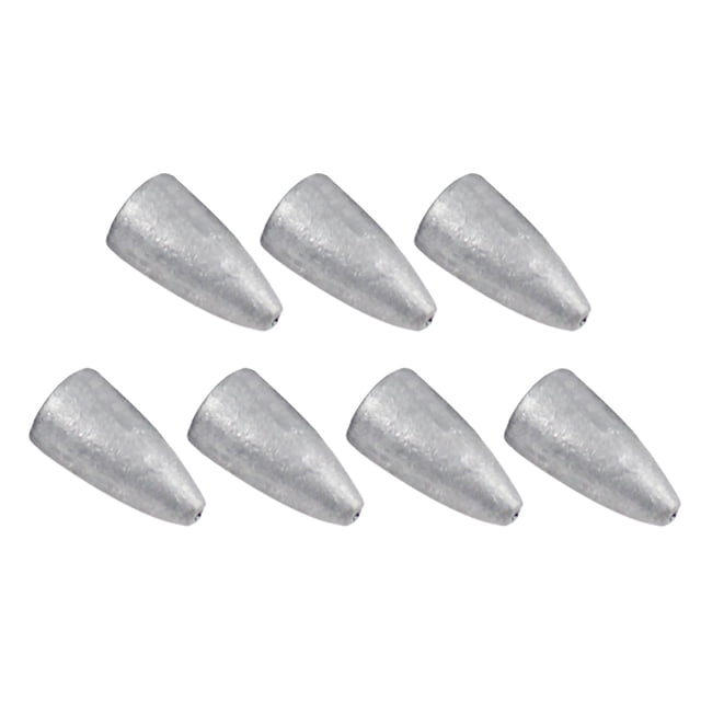 Wosthever Colgante de ojiva de con agujero pasante, pared interior lisa, diseño aerodinámico, pesos, superficie brillante, equipo de pesca Pescar 10g Wosthever OD020945-05