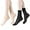12 Pairs (6 Nude 6 Black) -50d, variant on Women's 10-24 Pairs (in Gift Box) Ankle High Sheer Nylon Socks Soft Tight Hosiery with Reinforced Toe