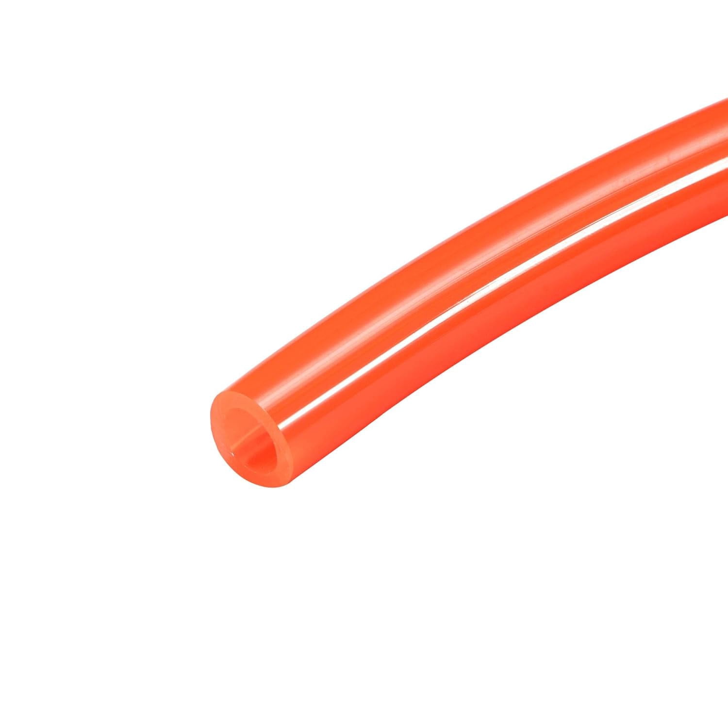 MKEUDQ-Pneumatic Tubing, Air Compressor Tube Hose PU Air Line Hose 5mm ID x 8mm OD x 7.7m/25.2Ft Bright Orange