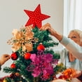 thumbnail image 2 of Flor hueca de Navidad con purpurina dorada de Navidad artificial utilizada para decorar flores para el día de Navidad Wmkox8yii gf9511, 2 of 7