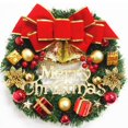 thumbnail image 5 of Corona navideña, adornos navideños, adornos para puerta de entrada, guirnaldas colgantes para ventanas, accesorios, fondo, decoración del árbol de Navidad, 5 of 5