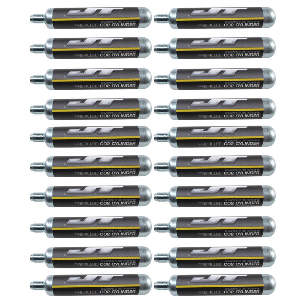 JT Paintball PreFilled 90 Gram Co2 Cartridge 20 Pack