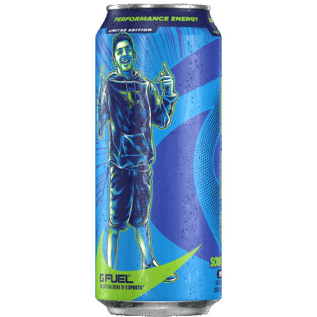 G FUEL Sour Chug Rug Sugar Free Energy & Endurance Drink, 16 fl oz, 12 Count