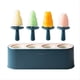 thumbnail image 4 of Juego de Moldes para Paletas Caseras, Juego de 4 Piezas para Hacer Paletas de Silicona Caseras, Moldes Reutilizables para Cocina DIY, Gris-, 4 of 5