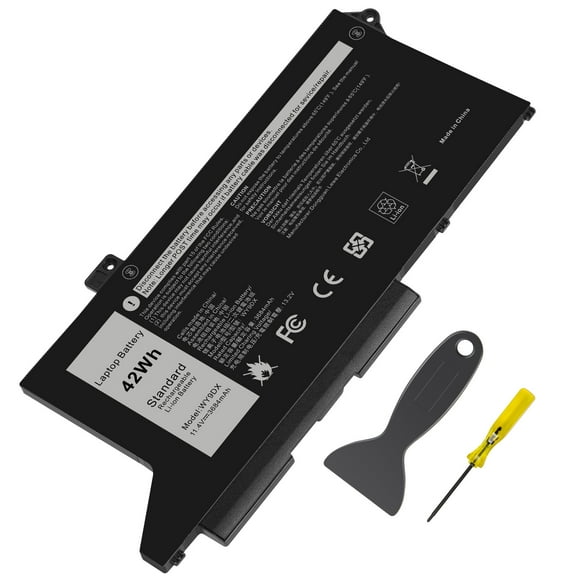 Huajiang Replacement Laptop Battery for Dell WY9DX, Rechargeable 42Wh Li-ion Battery for Dell Latitude 5420 5520