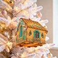 thumbnail image 6 of 3D Wooden House Diamond Painting Kit, DIY Wooden Winter Diamond Art House Kit with Creative Beaded Craft Design for Home Decoration, Holiday Display and Gift Projects (tropical cactus), 6 of 8