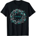 thumbnail image 1 of Camiseta informal holgada de algodón de manga corta con estampado "CHOSEN x Fish" para hombre, 1 of 6