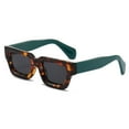 thumbnail image 5 of Gafas de sol de moda con montura pequeña, gafas de personalidad con montura cuadrada y gruesa, gafas de sol con tendencia de viento, moda duradera, 5 of 5