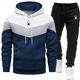 thumbnail image 4 of 2024 ropa de hombre, sudadera informal, traje, sudaderas para hombre, sudaderas con capucha Tricolor diarias, chándal deportivo para correr de alta calidad, 4 of 5