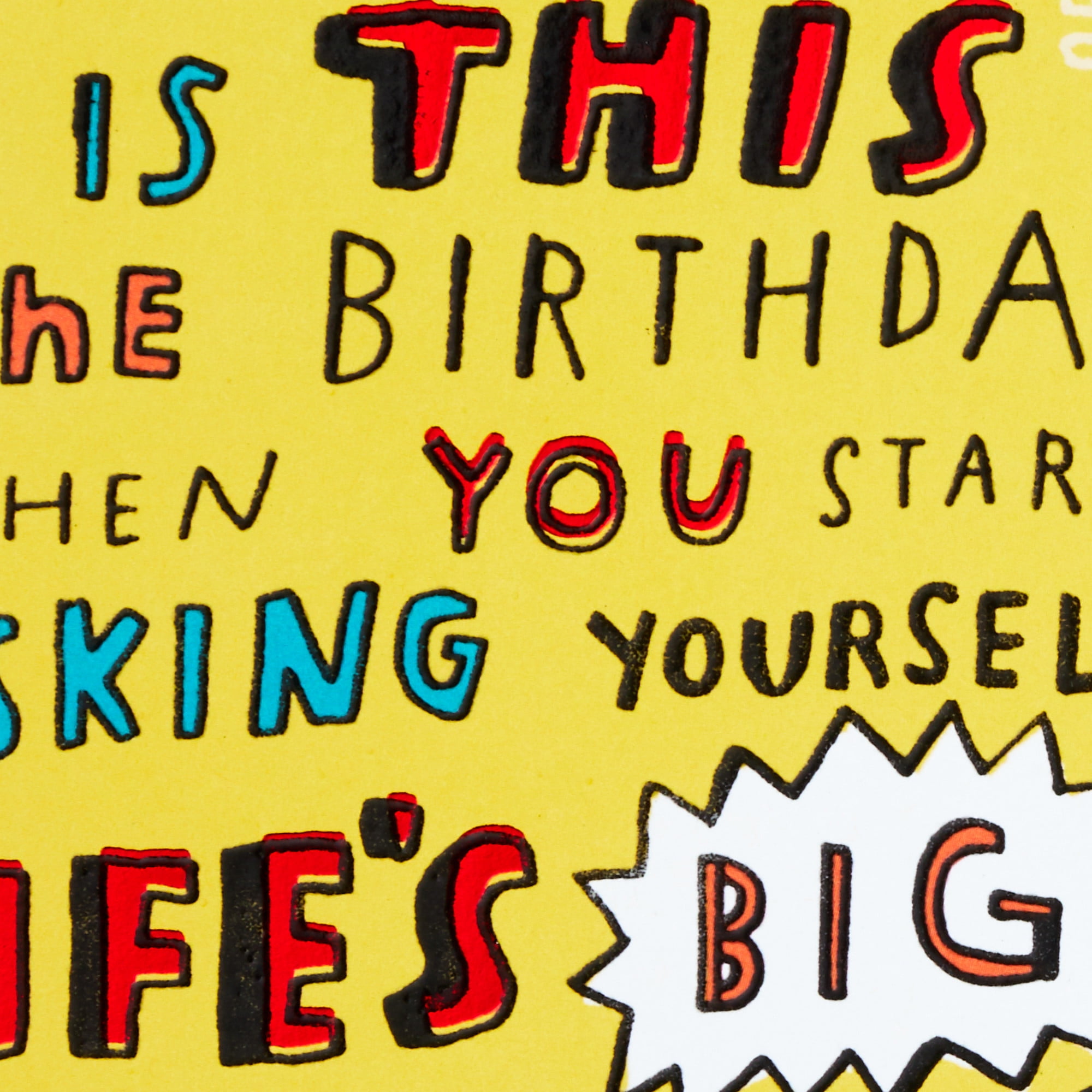 Hallmark Shoebox Funny Birthday Card (Life's Big Questions)