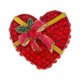 thumbnail image 1 of Elegante broche navideño, accesorios decorativos, ropa, insignias, broches, Corazón, 1 of 9
