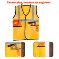 thumbnail image 4 of Role Play Costume Dress-Up Set (11 Pcs) - Pretend Construction Worker Outfit for Ages 3+ Kids, Toddlers Birthday Christmas Present, 4 of 6