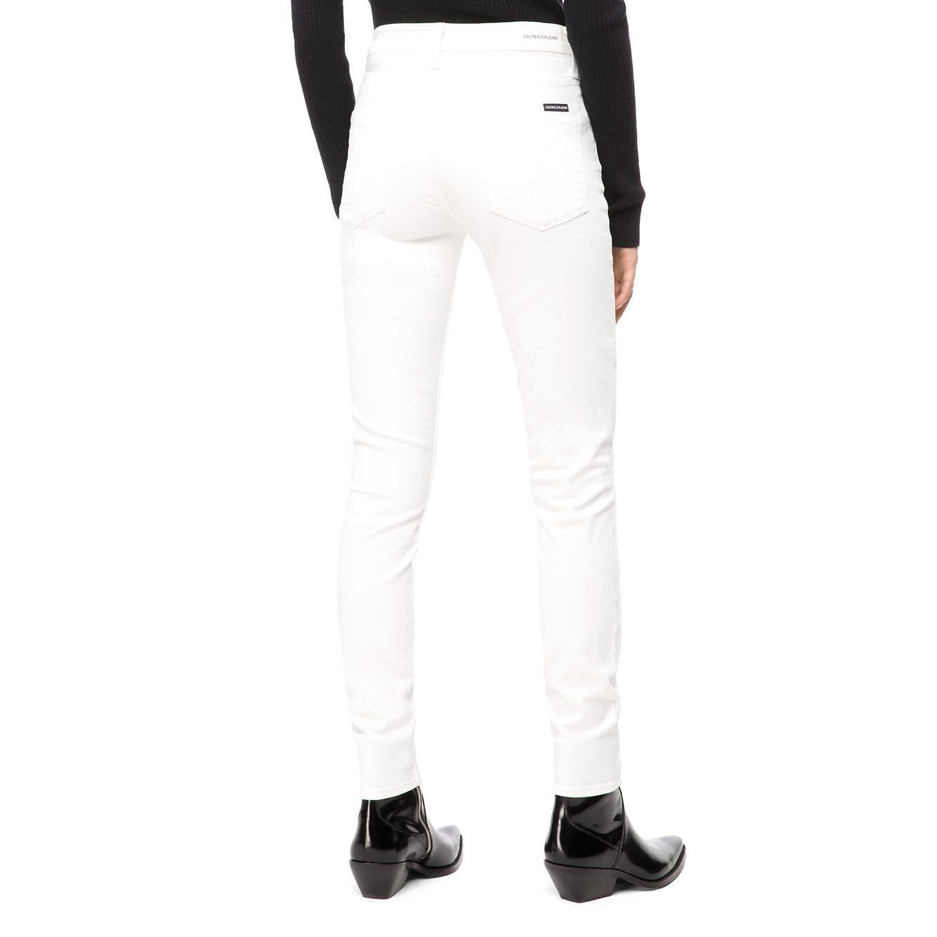 calvin klein white skinny jeans