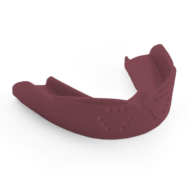 Protector bucal SISU 3D Mighty Maroon de 2 mm de grosor para atletas