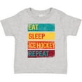 thumbnail image 3 of Inktastic Hockey Eat Sleep Ice Hockey Repeat Boys or Girls Toddler T-Shirt, 3 of 5