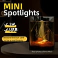 thumbnail image 2 of Aquarium Light Full Spectrum Fish Tank Lights LED Zoom Lights for Plants 3 Colors Adjustable Focal Length 3w, 2 of 5