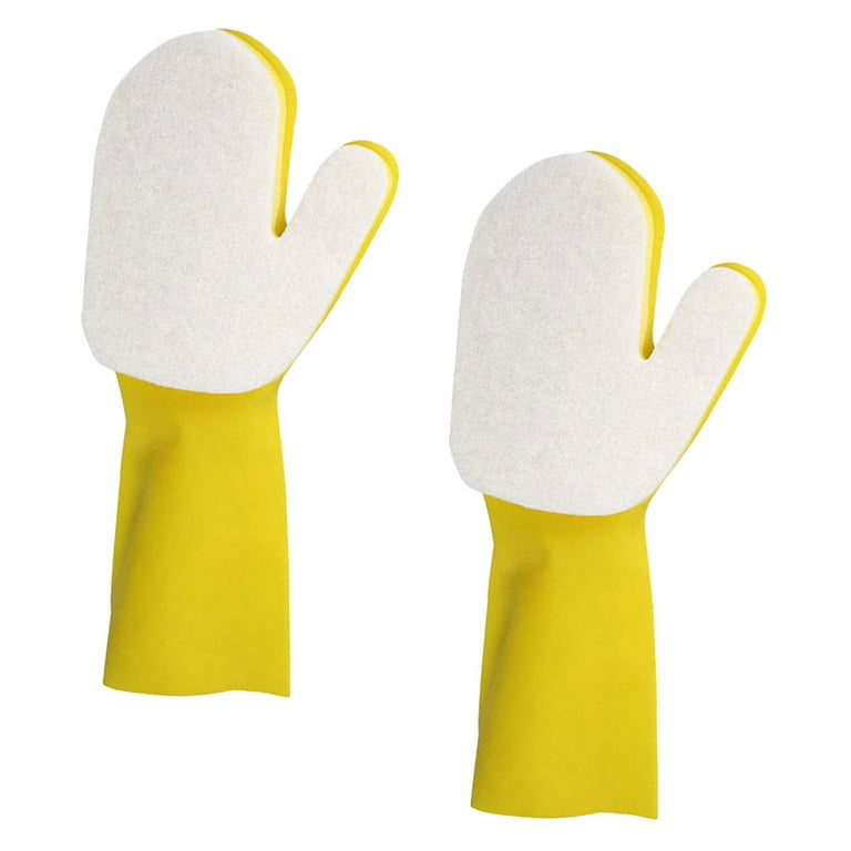 Washing up gloves sales with scourer