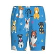 thumbnail image 4 of Fotbe Cute Dogs Pajama Shorts for Men, Men's Pajama Bottoms, Sleepwear,Short Pajama Pants-3X-Large, 4 of 9