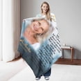 thumbnail image 5 of Custom Memorial Blanket for Loss of Loved One - A Letter from Heanven Sympathy Blanket Loss of Dad Mom Husband Wife Friend in Loving Memory Blanket Personalized A Blankets, 5 of 5