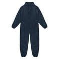 thumbnail image 6 of Haitryli Mens Anti-Static Bodysuit Coverall Zip Up Jumpsuit Spray Paint Uniform Work Clothes Navy Blue 4XL, 6 of 7