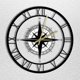 thumbnail image 4 of Alarm Clock LED Lights Transparent Wall Clock Black Wind Rose Compass Direction Chart Nautical Acrylic Clock Decorative Wall Clock_c24070275, 4 of 4