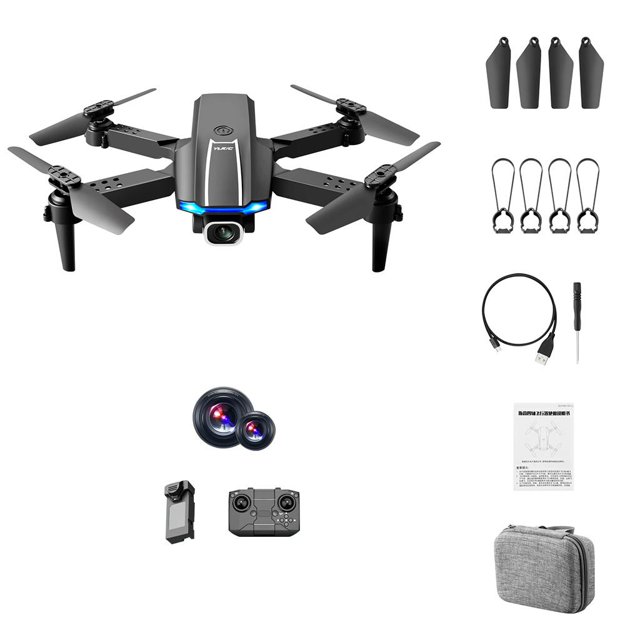 Drone RC Zulema Plegable WIFI 6-Axis Gyro 4 CH 2.4G Cámara 4K HD