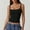 Z1 Black, variant on crop tops for women Sleeveless Strappy Tank Double Layer Workout Fitness Casual Crop womens tops tank top for women crop tops Black