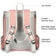 thumbnail image 3 of Mochila para gatos SsawCasa, tamaño grande, para mascotas de 7 kg con juguete, color rosa, 3 of 8