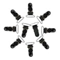 thumbnail image 1 of 3xLiguero De Pierna Para Mujer, Punk Gótico, Tirantes Para Muslo, Medias, Cinturón, 26mm, Negro Sunnimix Liga de tirantes, 1 of 6