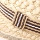 thumbnail image 4 of Sombrero unisex de rayas y patchwork: sombrero de nailon ajustable para vacaciones en la playa y actividades al aire libre, 4 of 4