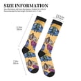 thumbnail image 5 of Bixox Butterfly 3 Print Compression Socks,Compression Socks Women & Men Circulation for Medical,Running,Athletic, 5 of 7