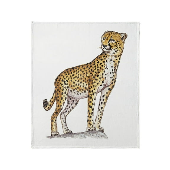 CafePress - Cheetah Throw Blanket - Soft Fleece Throw Blanket, 50"x60" for All Ages