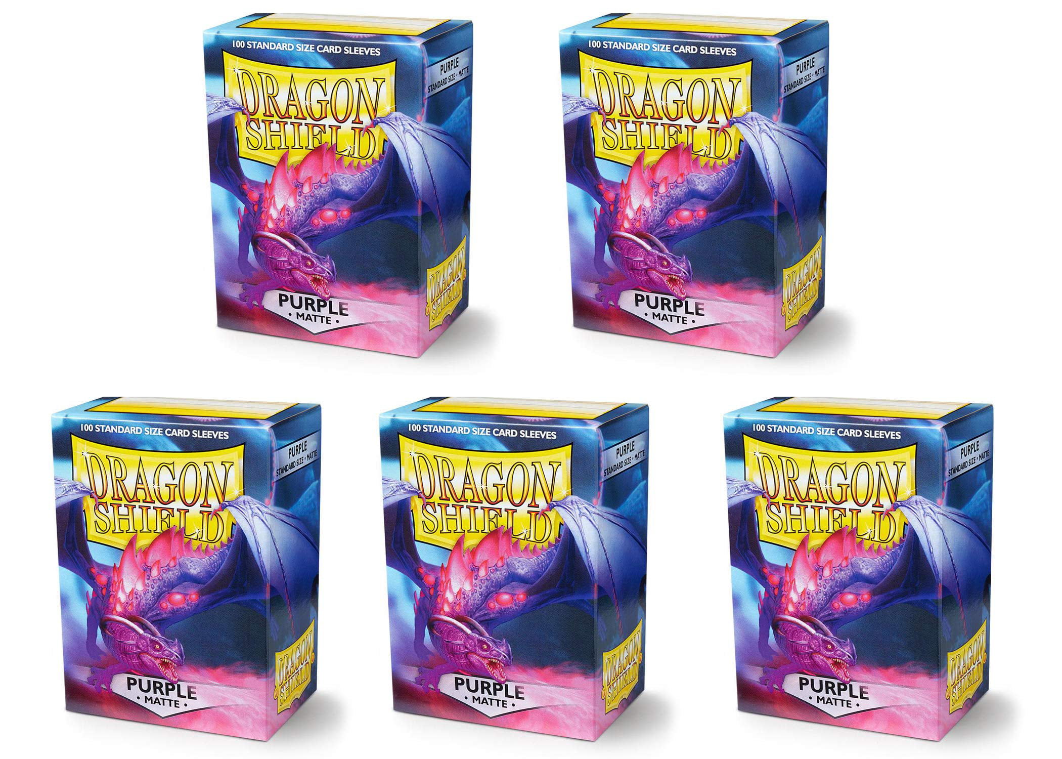 Dragon Shields: Card Sleeves - Matte Purple (100) - Fair Game