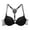 Black, variant on Women's Strappy Sports Bra, Criss Cross Back Bra, Padded Support Yoga Bra for Indoor Outdoor Running Fitness Maternity Bras Gifts for Women