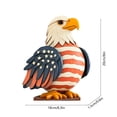 thumbnail image 2 of Nkmbld 4th of July Table Decorations Patriotic Eagle Figurine Tiered Tray Decor for 250th Anniversary Tabletop Centerpieces Home Kitchen Office Desk Shelf, 2 of 8