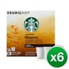 Starbucks Caramel Flavored Medium Roast Single Cup Coffee fr Keurig Brewers-96ct