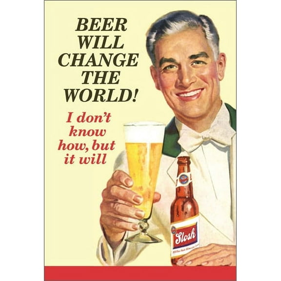 NobleWorks Hilarious Father's Day Greeting Card with 5 x 7 Inch Envelope (1 Card) Dad Beer Change 0183