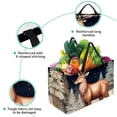 thumbnail image 3 of Elk Deer Large Foldable Oxford Cloth Tote Bag Cube Organizer Collapsible Bucket, 3 of 7