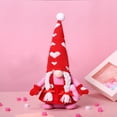 thumbnail image 4 of 12.5" Valentine's Day Mr and Mrs Gnomes Decorations Swedish Gnomes Plush Collectible Figurine for Decor Holiay Party Gifts - 2Pcs, 4 of 9