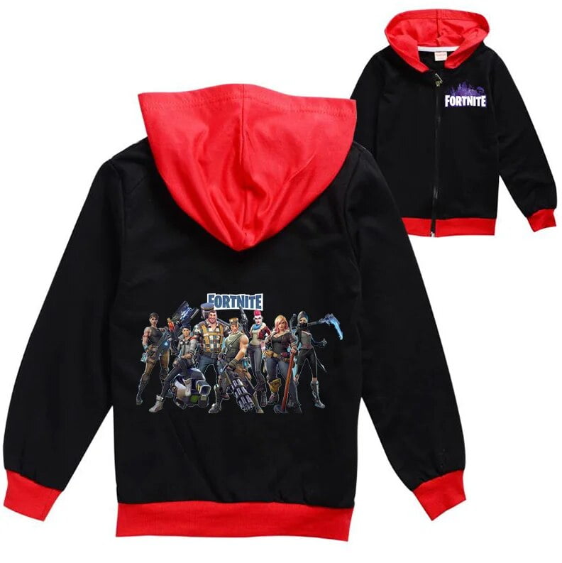 Sudaderas de fortnite para ninos jersey de gran tamano ropa de calle holgada sudadera basica de hip hop regalo de Navidad y Halloween Walmart en linea
